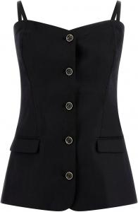 Женский корсет-топ Isabeau Eco без рукавов GUESS, Jet Black