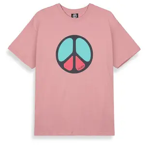 Футболка с коротким рукавом Grimey Peace Within The No Justice, розовый