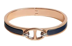 HERMES Браслеты Mini Clic Chaine D'Ancre Unisex Deep Sea Blue