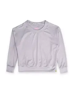 Модная футболка с длинными рукавами для девочек - для малышек и для взрослых Lucky In Love, серый