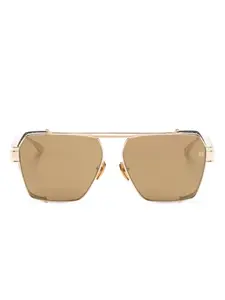 Солнцезащитные очки-пилоты Balmain Eyewear, золотой