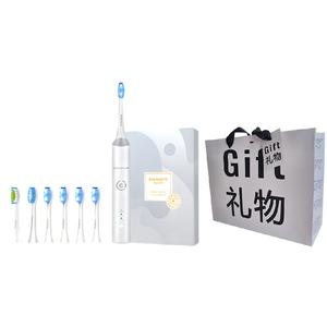 Высокоэффективная умная электрическая зубная щетка Smart Fashion с звуковыми вибрациями, несколько режимов, парная T3 ROAMAN, серебро