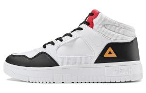 Обувь для скейтбординга Мужская низкая белая/черная Peak