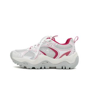 Высокие облегченные дышащие массивные кроссовки женские MASOOMAKE, Розово-красный