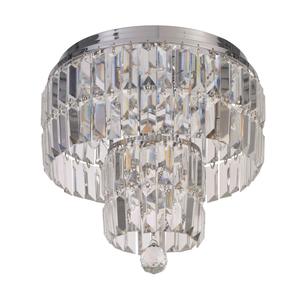 Потолочный светильник для ванной комнаты 34x33 см, хромированный