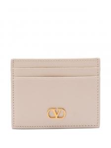 Valentino Garavani картхолдер с логотипом VLogo Signature, нейтральный цвет