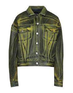 Джинсовая куртка Msgm, зеленый