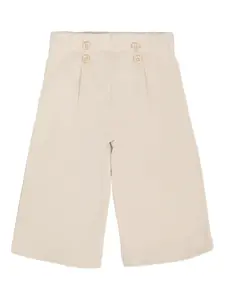 Брюки со складками на пуговицах Mayoral, нейтральный