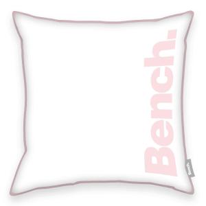 Скамья чехол на подушку 50/50 см Bench, розовый/белый