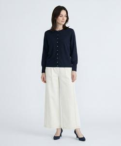 Хлопковый кардиган крупной вязки