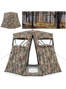 COSTWAY Охотничья палатка на 2-3 человека, коричневого цвета