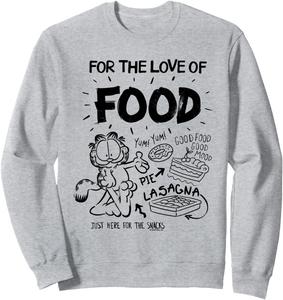 Толстовка с капюшоном Garfield For The Love Of Hood, серая