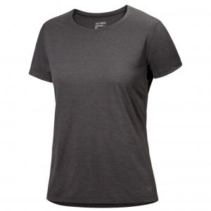 Функциональная рубашка Arc'Teryx Women's Taema Crew S/S, цвет Black Heather
