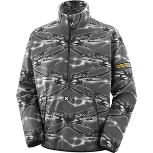 X SLAM JAM FW25 Бархатное пальто унисекс Salomon, серый