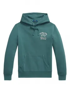 Худи с вышивкой Polo Ralph Lauren, зеленый