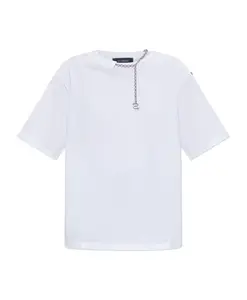 Футболка с вафлей Sportmax, белый