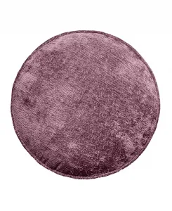 Декоративная подушка из шенилла Delmonico, круглая, 16 дюймов Edie@Home, berry