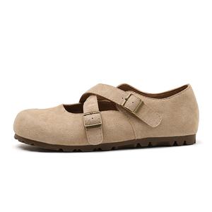 Повседневные однобортные туфли женские Bull charm, Apricot