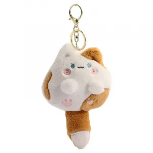 Плюшевый кулон Team Cat Dolls высотой 10 см OLOEY, белый