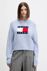 Свитер из смесовой шерсти Tommy Jeans, синий