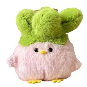 Весенняя коллекция сакуры плюшевый кулон птичка чеснок 11см высота Click, розовый