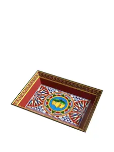 Декоративный поднос с принтом (26 см x 18,5 см) Dolce & Gabbana, красный