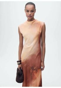 Платье макси NOEL2 Mango, оранжевый