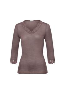 Майка из шерстяного кружева HANRO, цвет Stonewash