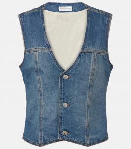 Джинсовая жилетка Victoria Beckham, Washed Blue