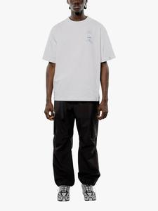 Хлопковая футболка Regular Fit с принтом ELLIKER, White