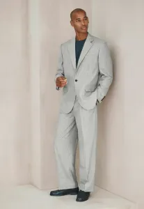 Пиджак прямого кроя с двубортной застежкой Next, Grey