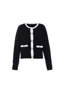 Вязаный кардиган faina, черный