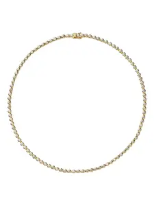 Колье в стиле "Теннис" круглой формы Missoma, золотой