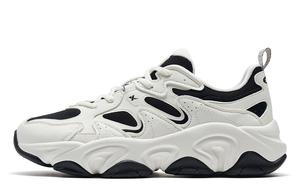 XTEP Женские кэжуал кеды низкие бело-черные, цвет Canvas White/Black