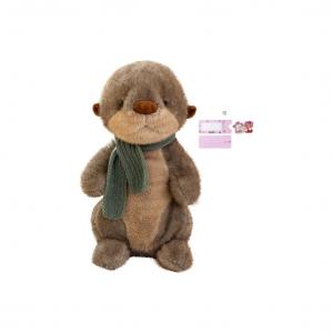 Плюшевая кукла милая выдра шарф 26см/40см высота AOLETU