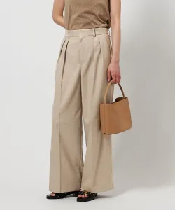 Заправленные широкие брюки United Arrows, цвет Natural