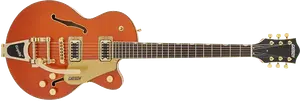 Электрогитара Gretsch G5655TG Electromatic Center Block Jr. Single-Cut with Bigsby and Gold Hardware, Laurel Fin