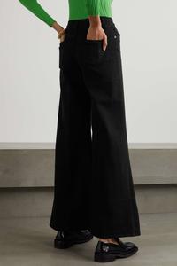 FRAME широкие джинсы Le Palazzo с высокой посадкой, черный