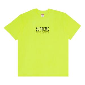 Футболка Supreme Paris Tee, цвет Fluorescent Yellow