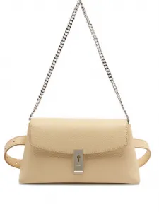 Мини-сумка из зернистой кожи Bally, нейтральный