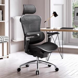 Эргономичное кресло SIHOO C300 Premium Edition, Glossy Black, игровое и офисное, с регулируемыми подлокотниками и высокой грузоподъемностью