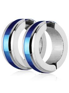 Bungsa Синие серьги-гвоздики