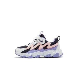 XTEP Специализированные детские повседневные кроссовки белый/темно-серый фиолетовый/тарo фиолетовый