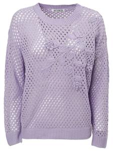 Influencer Свитер в пастельно-фиолетовом цвете