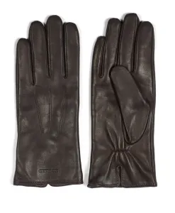 Кожаные перчатки Cleo Howard London, коричневый