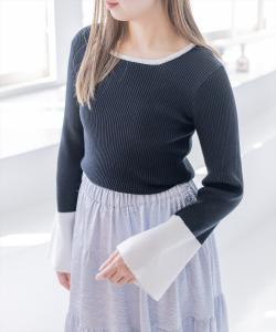 Вязаный топ с квадратным вырезом, подобранный по цвету <Новинка>