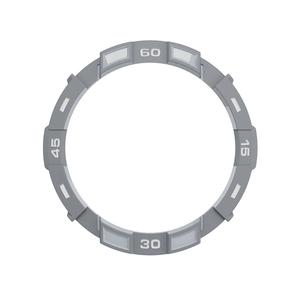 Ремешок Xiaomi Совместимость Силикон Материал Yu Qing, Геометрическая точечная матрица - черный