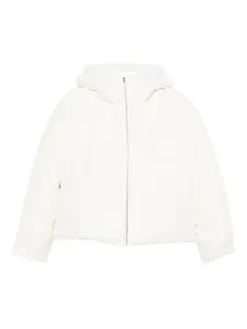 Пуховик с капюшоном Gucci, белый