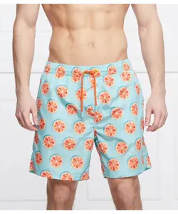 Пляжные шорты Regular fit Guess Underwear, зеленый