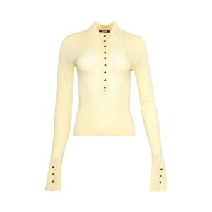 Поло Jacquemus Le Polo Merino Ml, Pale Yellow